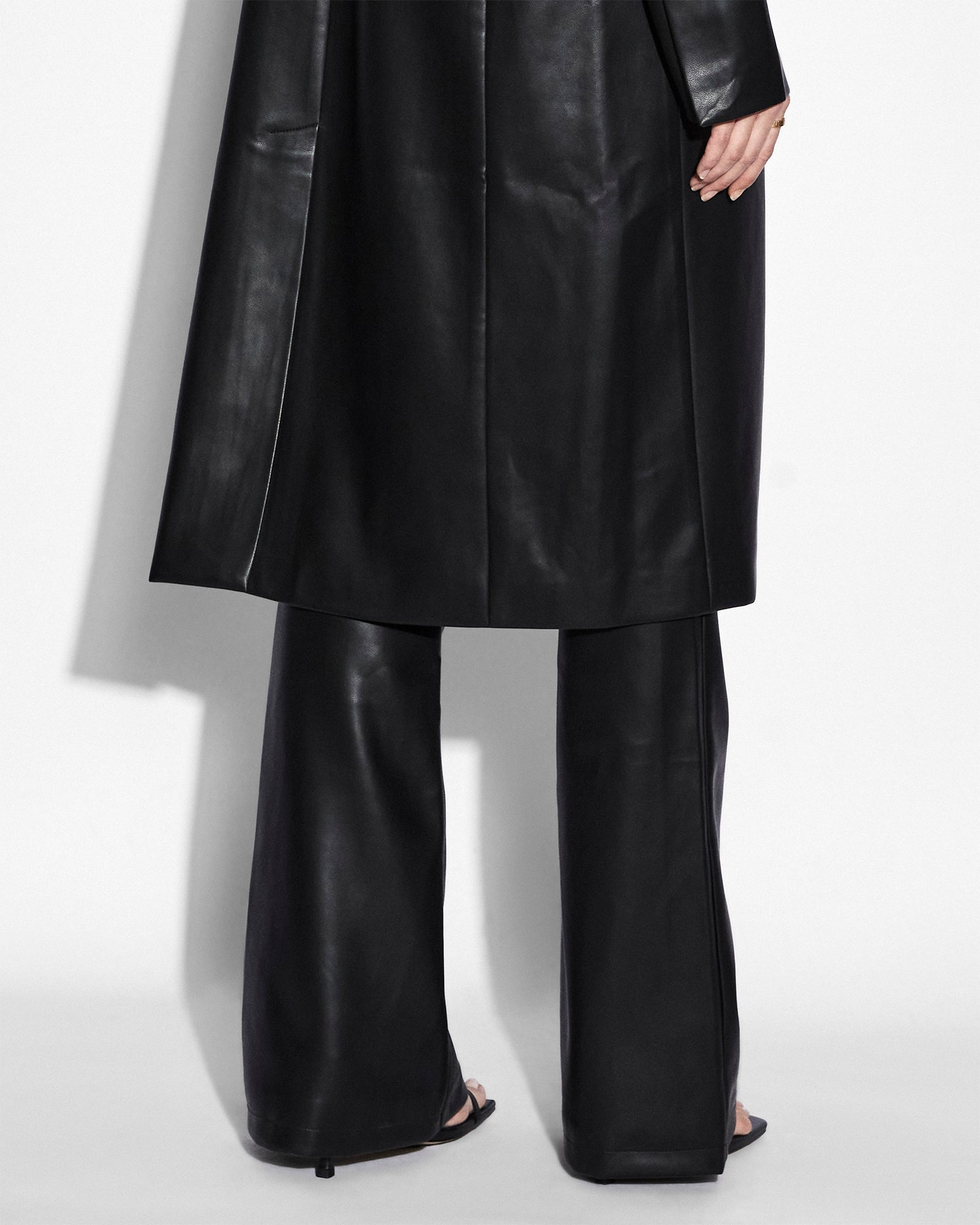 Buy Zephyr Duster Black | Women's Longline Coat |KSUBI - Image 4