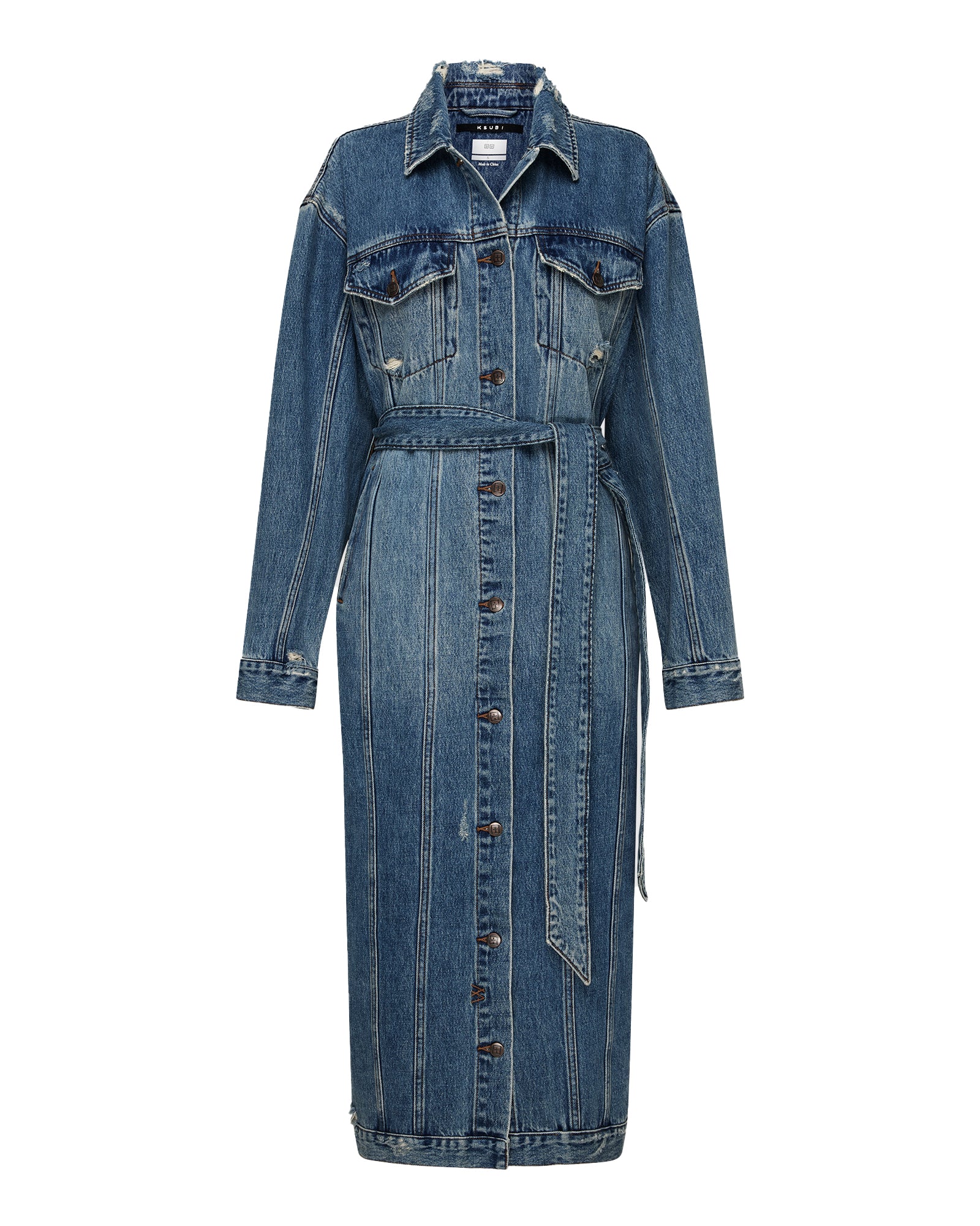 Womens Trucker Coat Relik Jackets - Image 6
