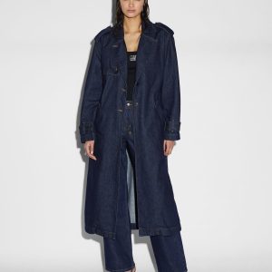 Affinity Trench Coat Legacy - Dark Blue Denim