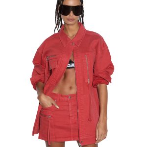 Womens Downtown Jacket Biker Roasted Jackets