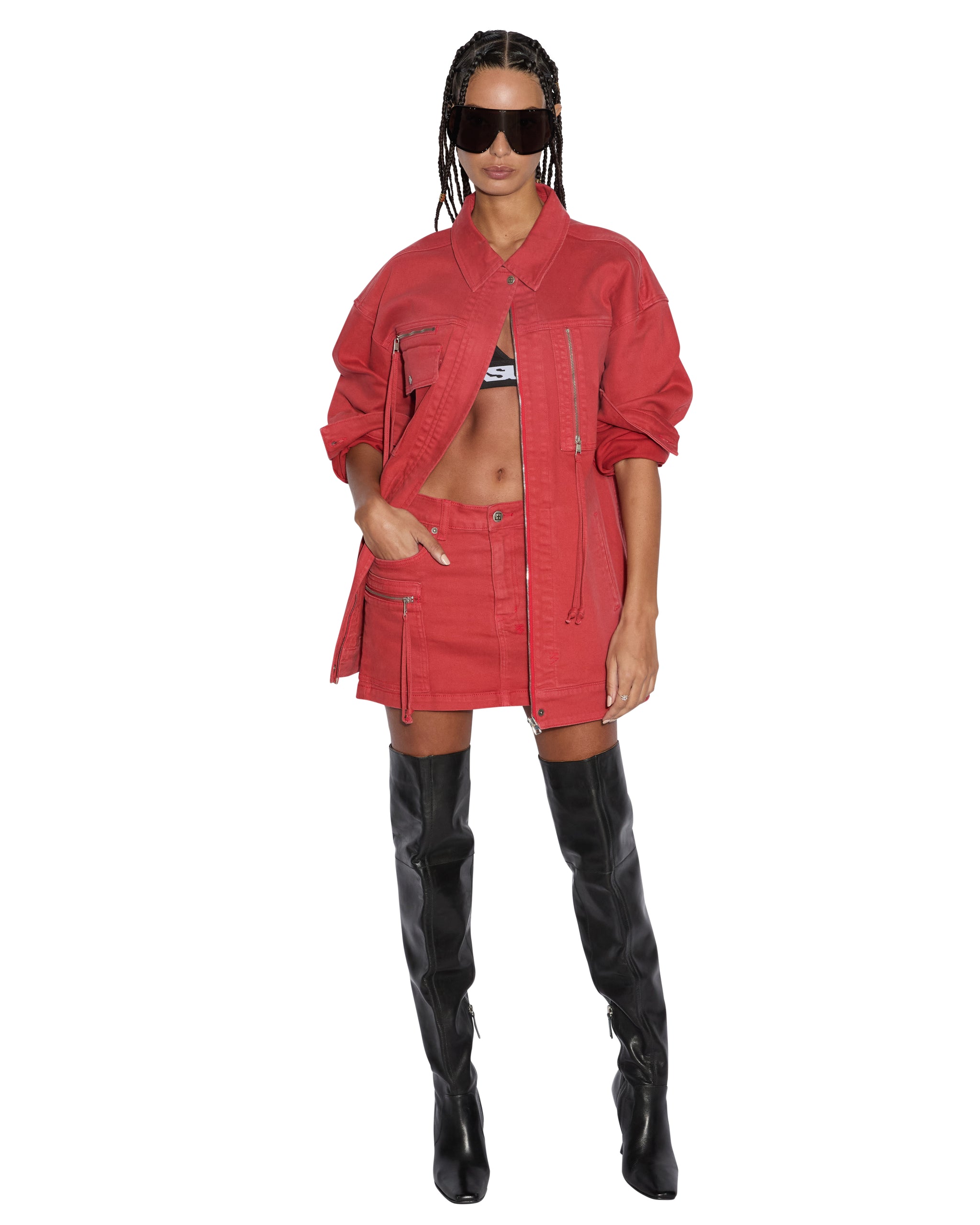 Womens Downtown Jacket Biker Roasted Jackets - Image 6