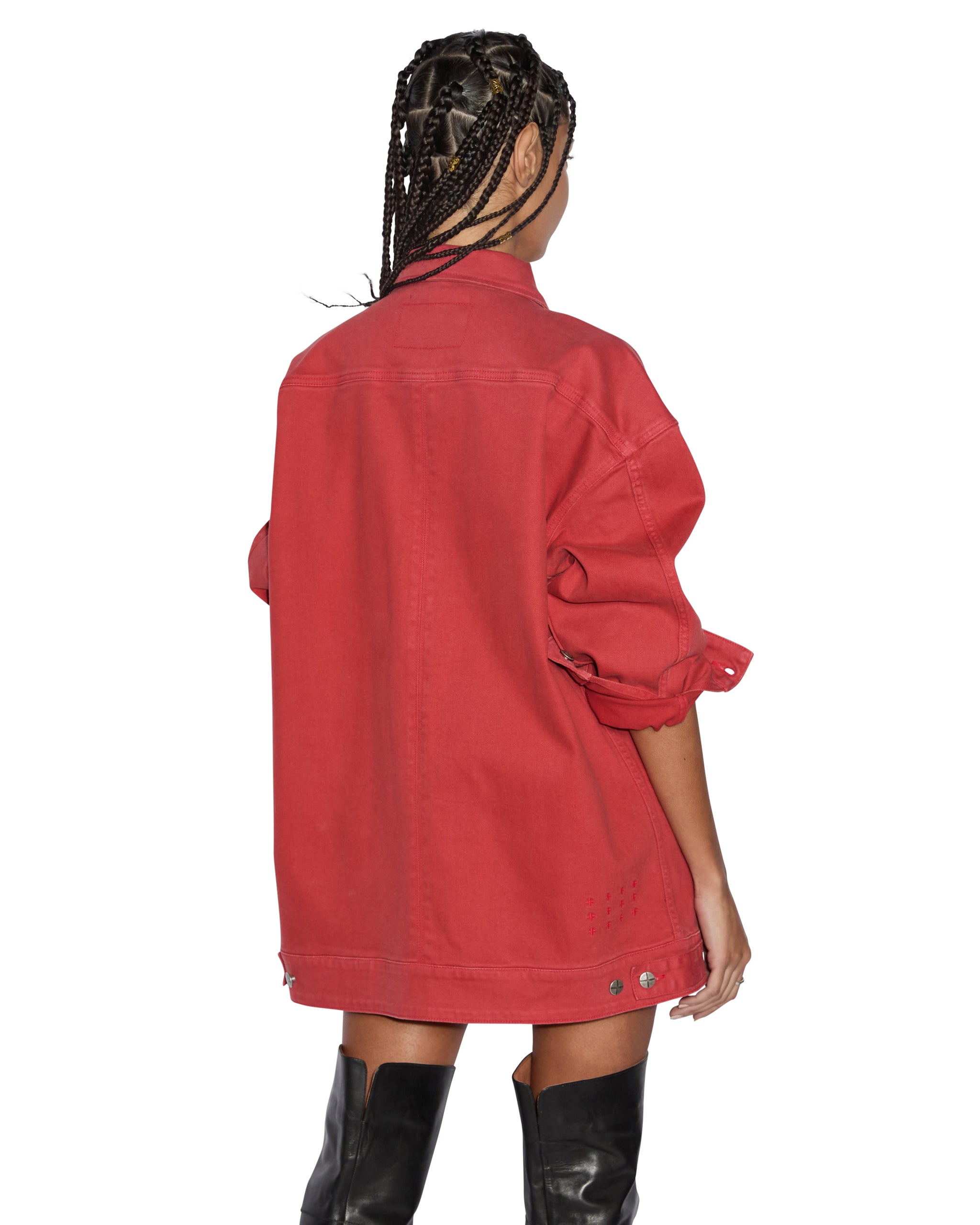 Womens Downtown Jacket Biker Roasted Jackets - Image 7