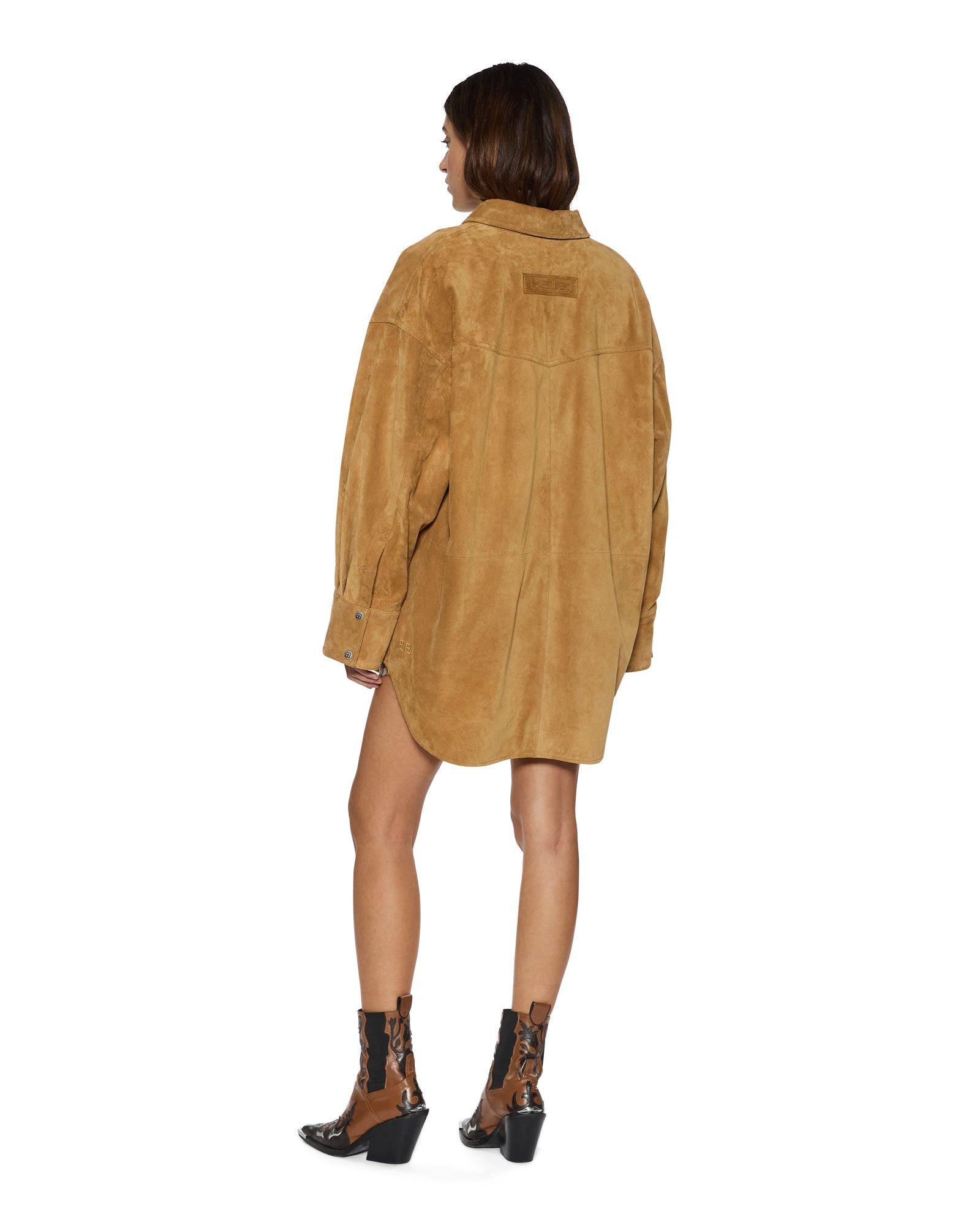 Womens Astra Rider Ls Shirt Tan Shirts - Image 5