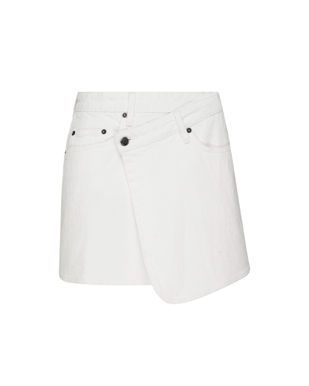 Womens Rap Skirt Curve Ecru Skirts - Image 6