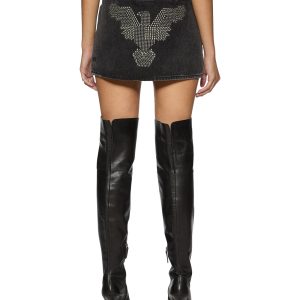 Low Rider Phoenix Denim Mini Skirt