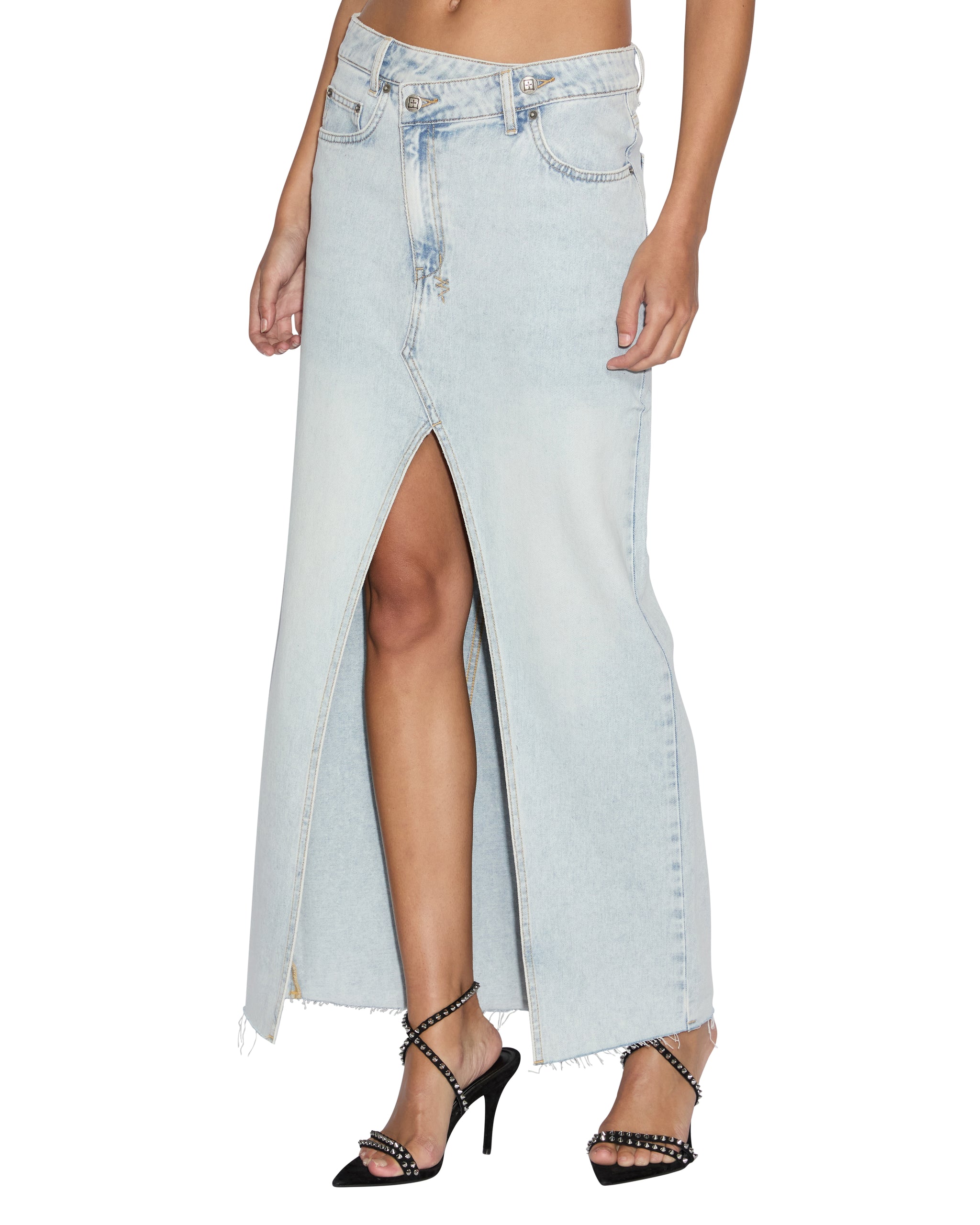 Relax Maxi Skirt Skyfall - Light Blue Denim