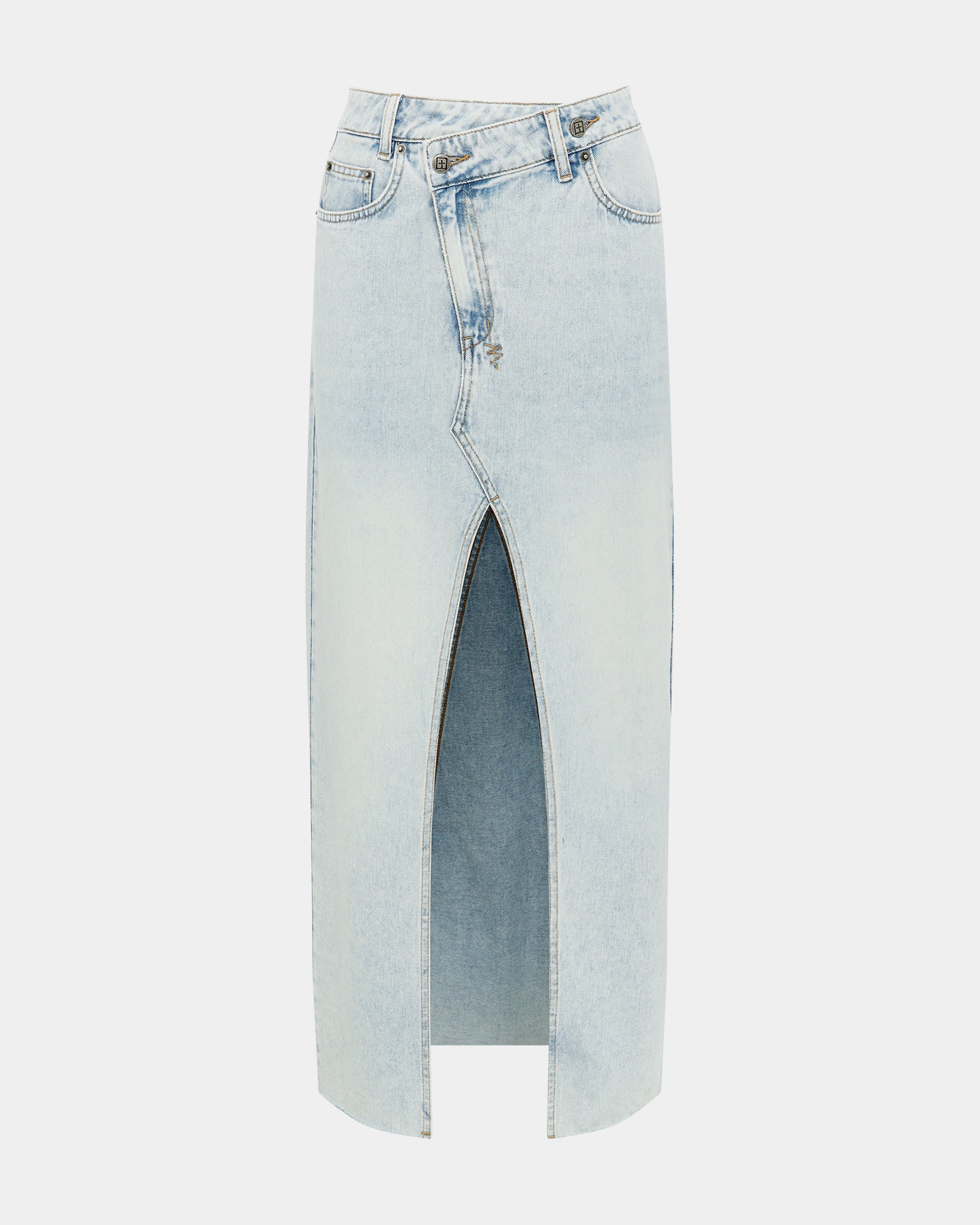Relax Maxi Skirt Skyfall - Light Blue Denim - Image 5