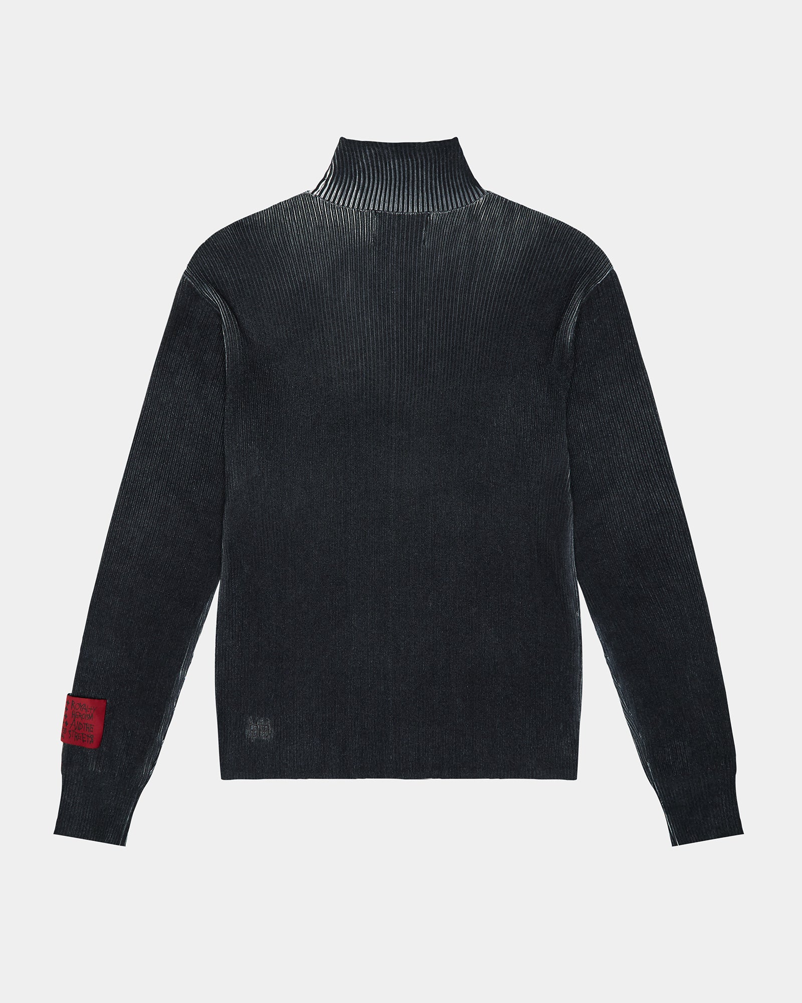 Trippie Turtleneck Knit - Black - Image 4