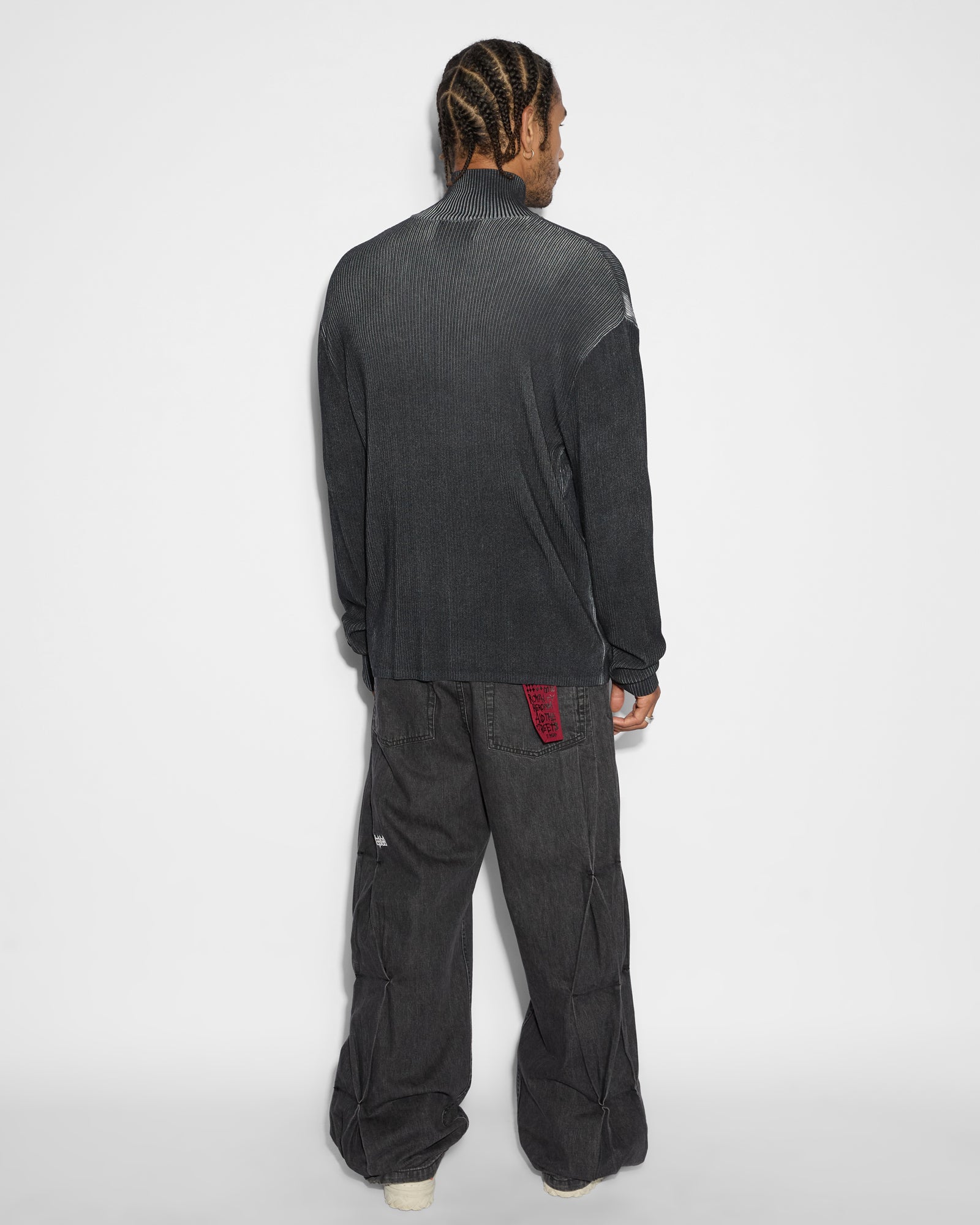 Trippie Turtleneck Knit - Black - Image 6