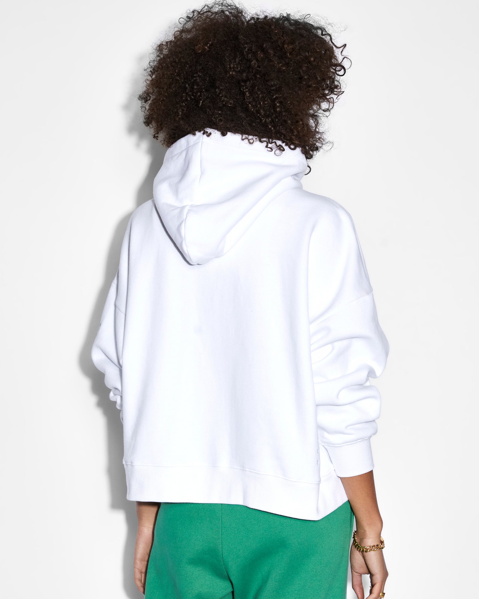 Buy Unity Slouch Hoodie White | Oversized Hoodie | Ksubi - Image 3