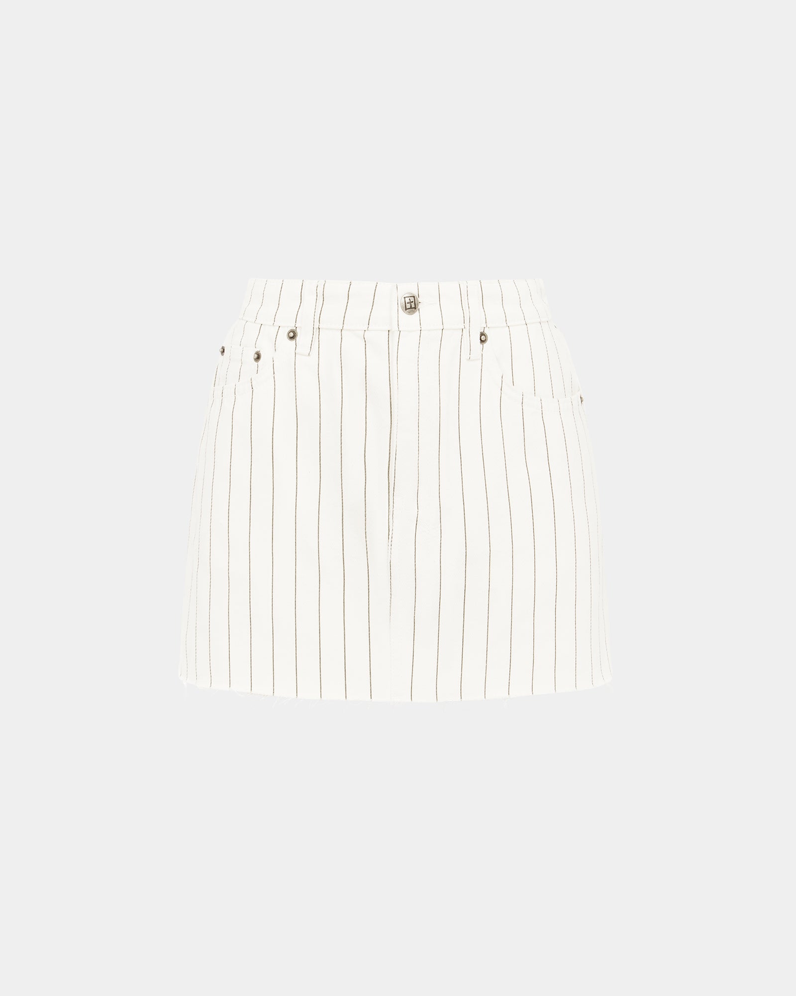 Low Rider Mini Skirt Prophetik - White Denim - Image 5