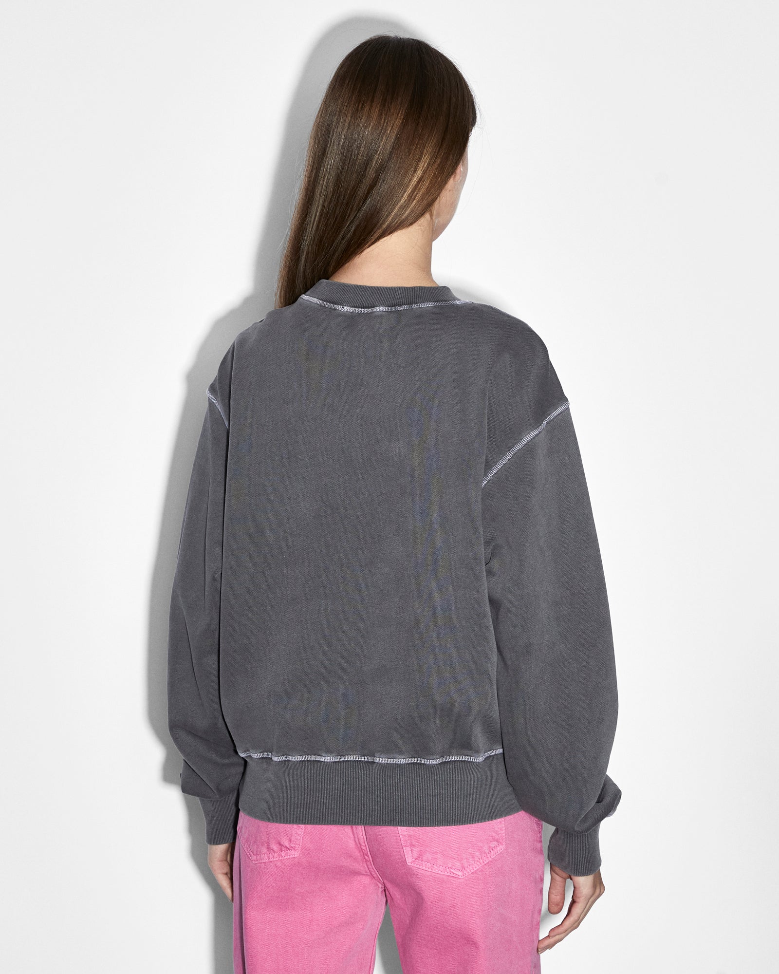 Buy Unity Star Oh G Crew Charcoal | Women's Sweater | KSUBI - Image 4