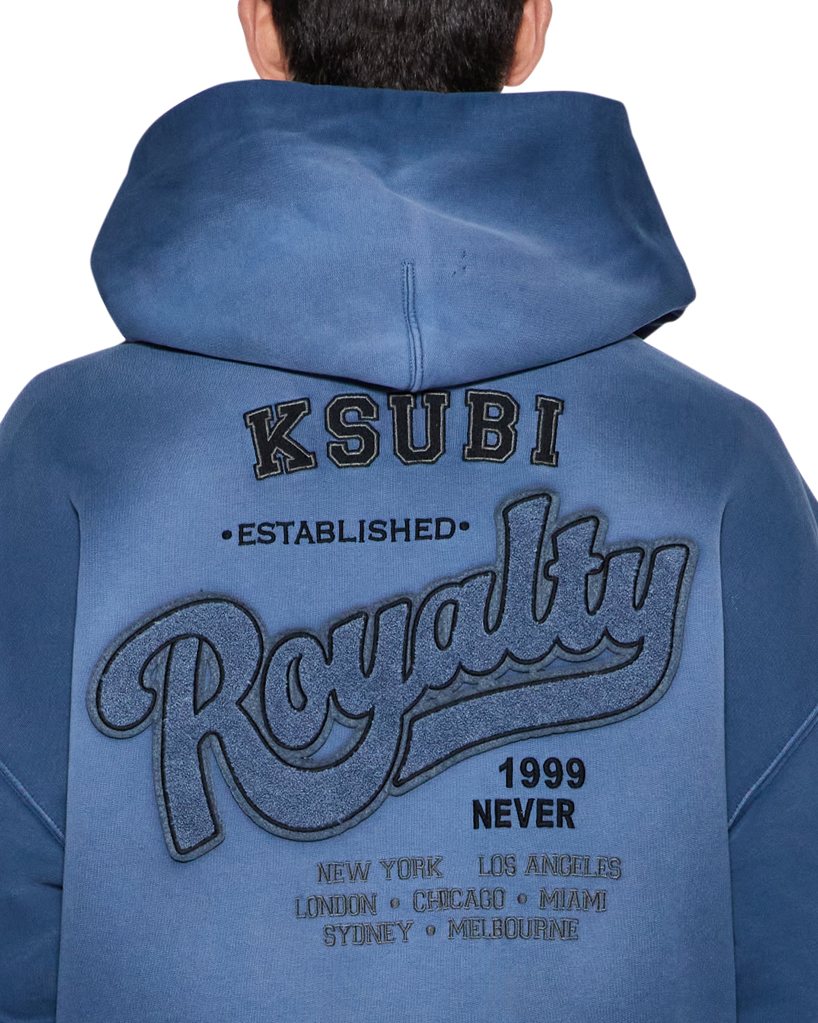 Mens Ace Ekcess Hoodie Ink Fade Fleece - Image 4