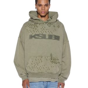 Mens Blasted Ekcess Hoodie Outback Fleece