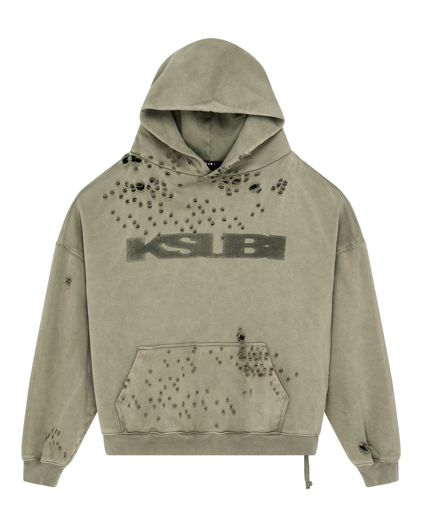 Mens Blasted Ekcess Hoodie Outback Fleece - Image 5