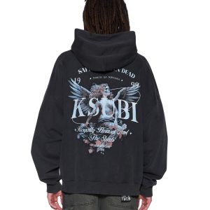 Mens Spirit Ekcess Hoodie Acid Black Fleece
