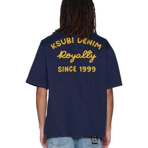 Mens Mekanik Boiler Ss Shirt Ink Blue Shirts