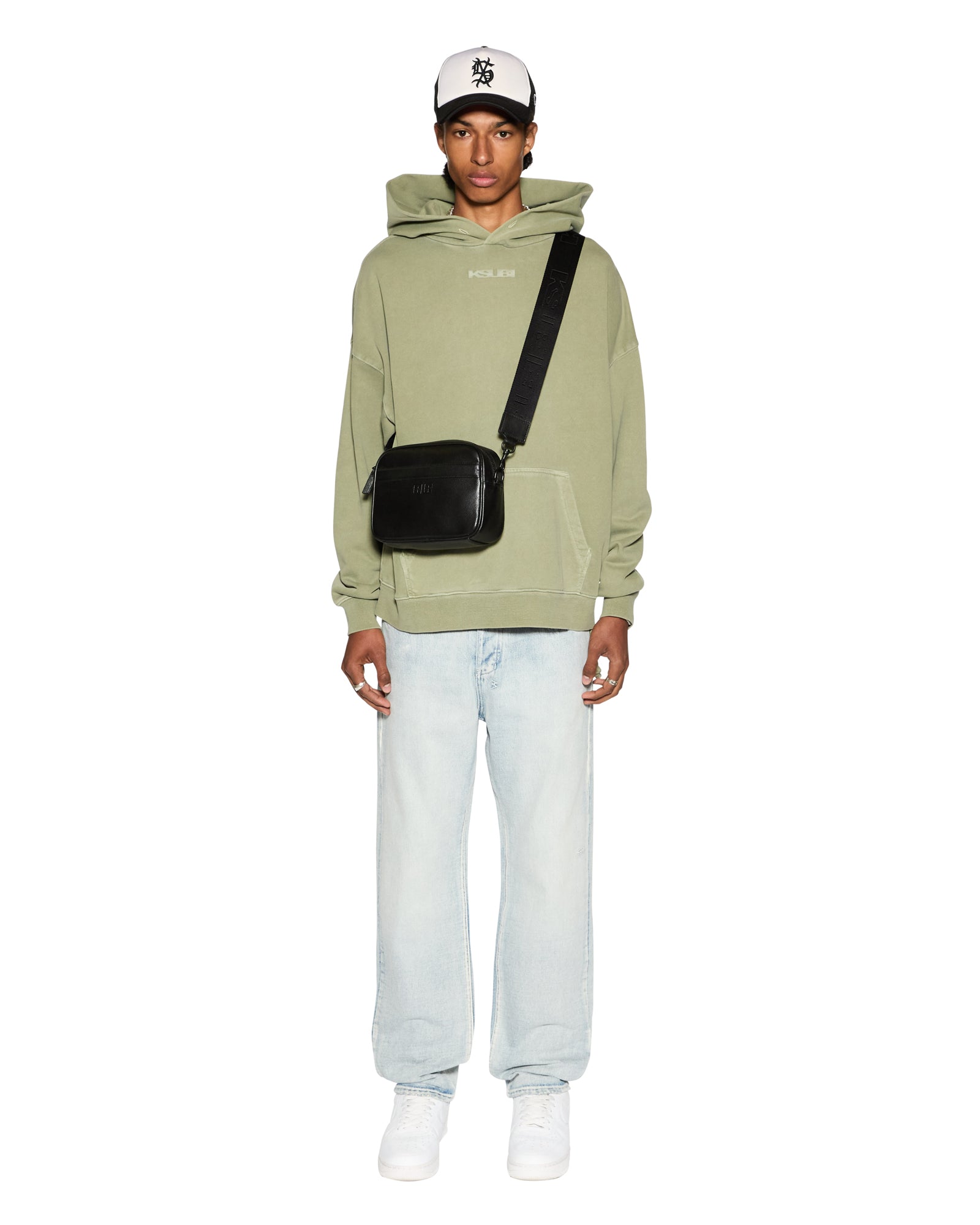 Sott Ekcess Oversized Hoodie - Moss Green - Image 2