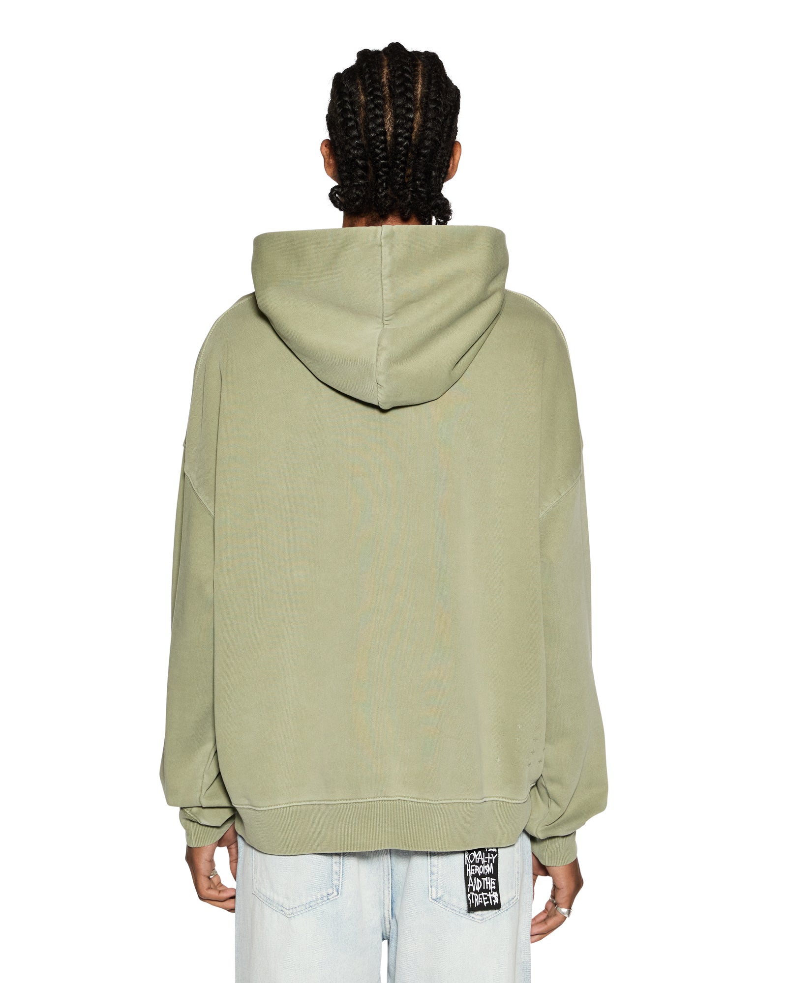 Sott Ekcess Oversized Hoodie - Moss Green - Image 4