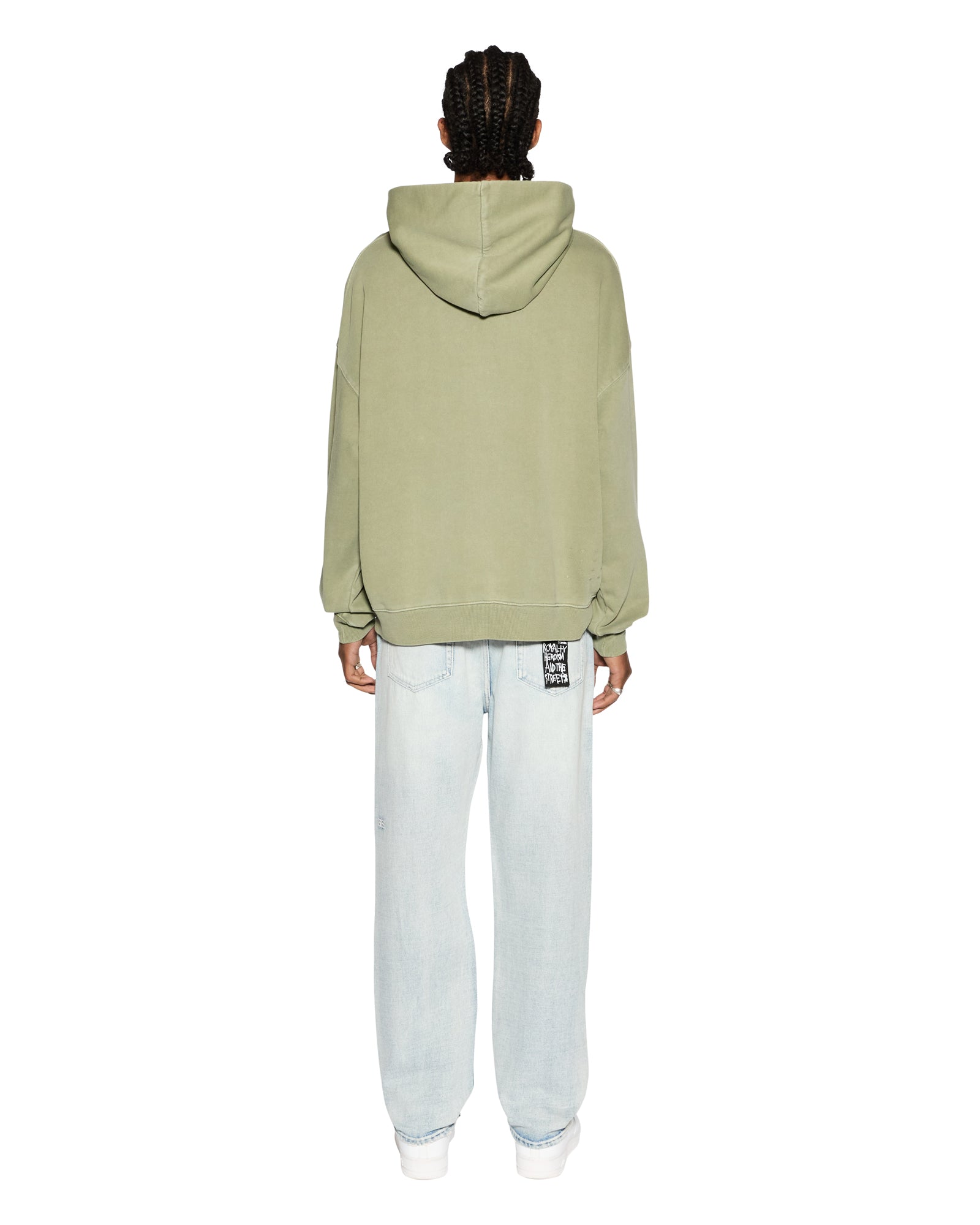 Sott Ekcess Oversized Hoodie - Moss Green - Image 6