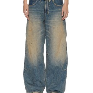 Womens Ksuper Dune Baggy Denim Jeans