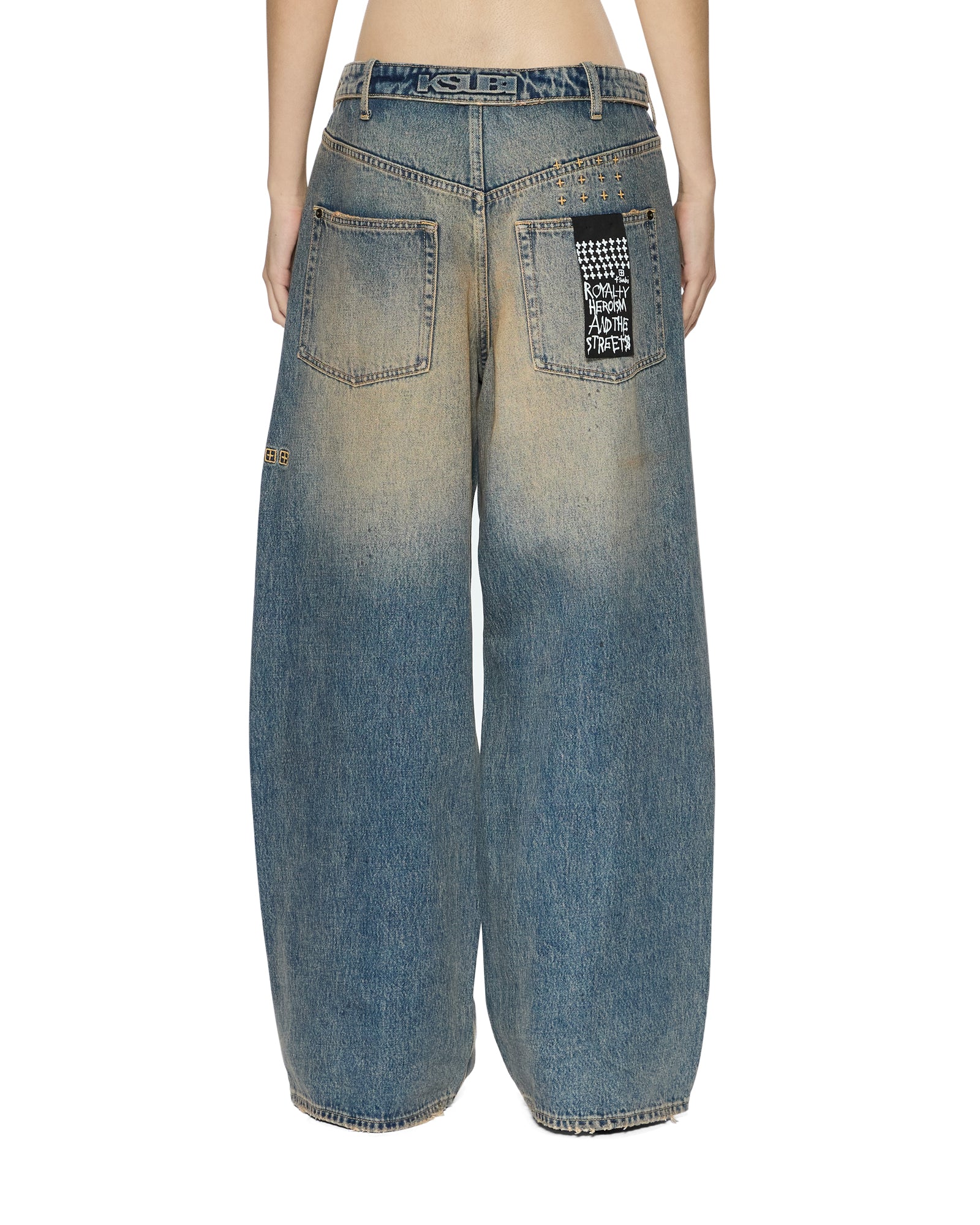Womens Ksuper Dune Baggy Denim Jeans - Image 4