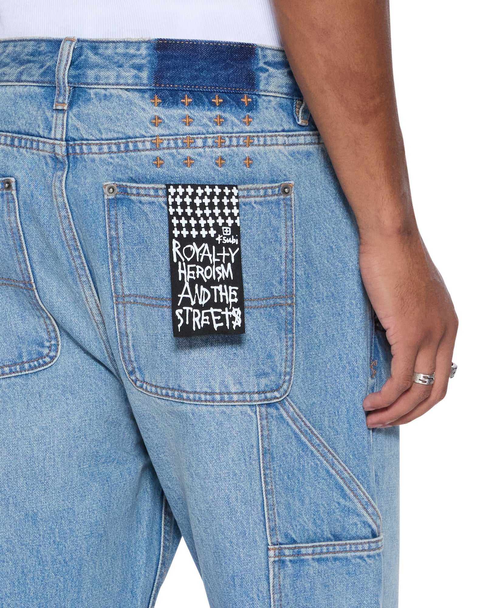 Mens Operator Pant True Relaxed Denim Jeans - Image 4