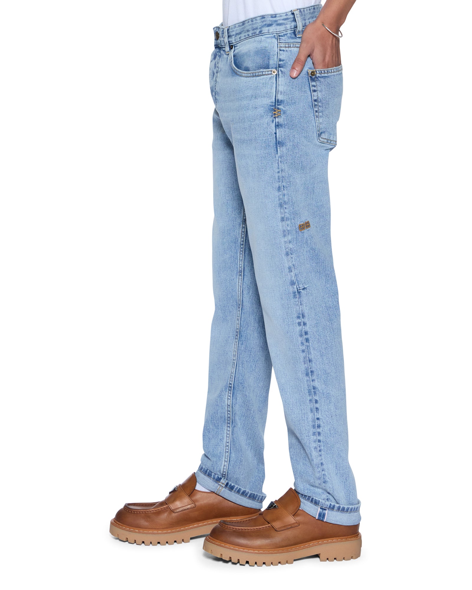 Chitch Selvedge Sydney Blue Tapered Jeans - Image 3