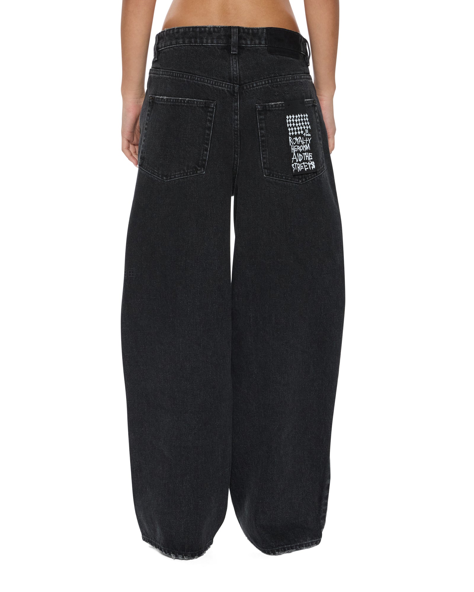 Womens Ksuper Temper Baggy Denim Jeans - Image 6