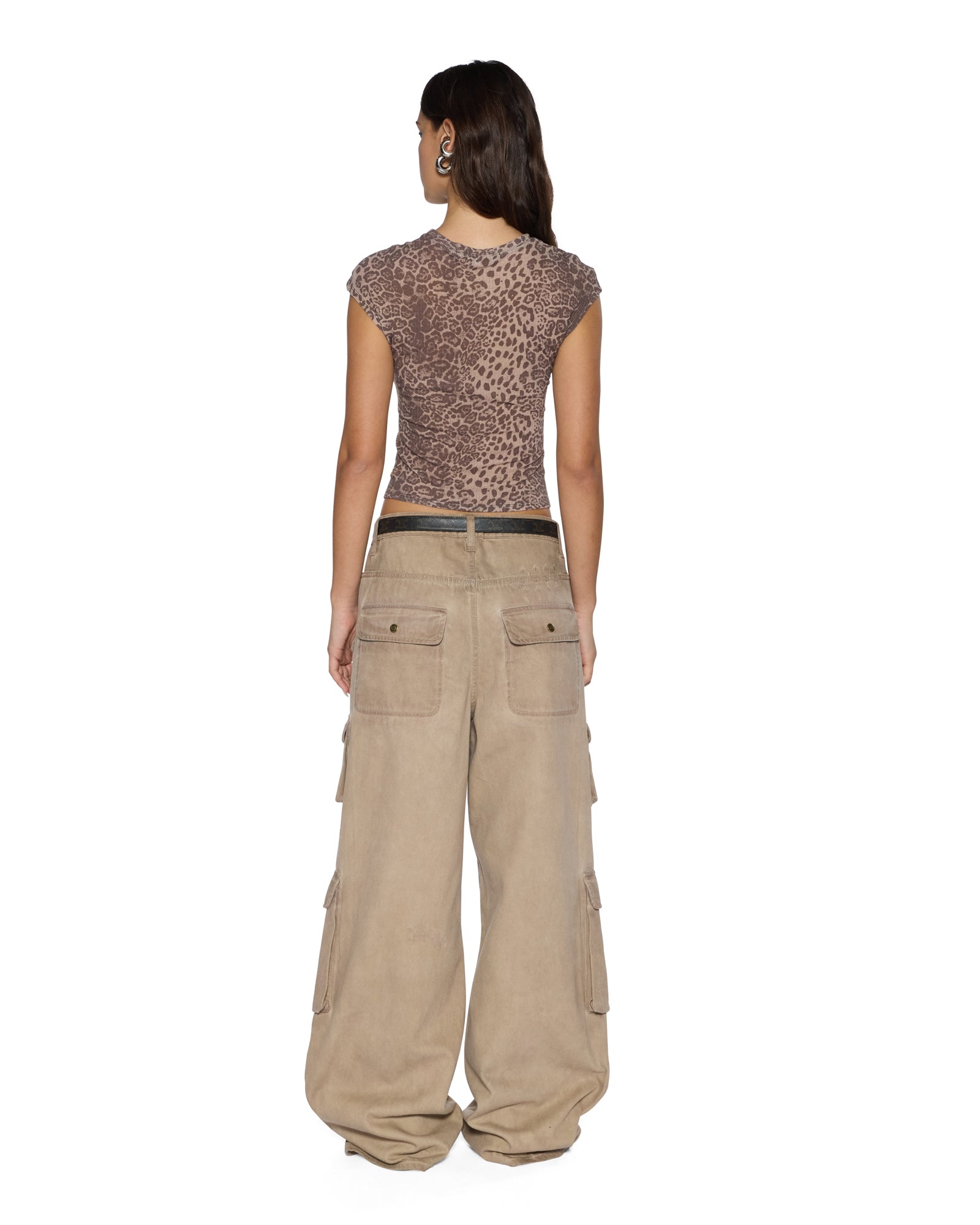 Womens Staple Ss Tee Leopard Tees - Image 5