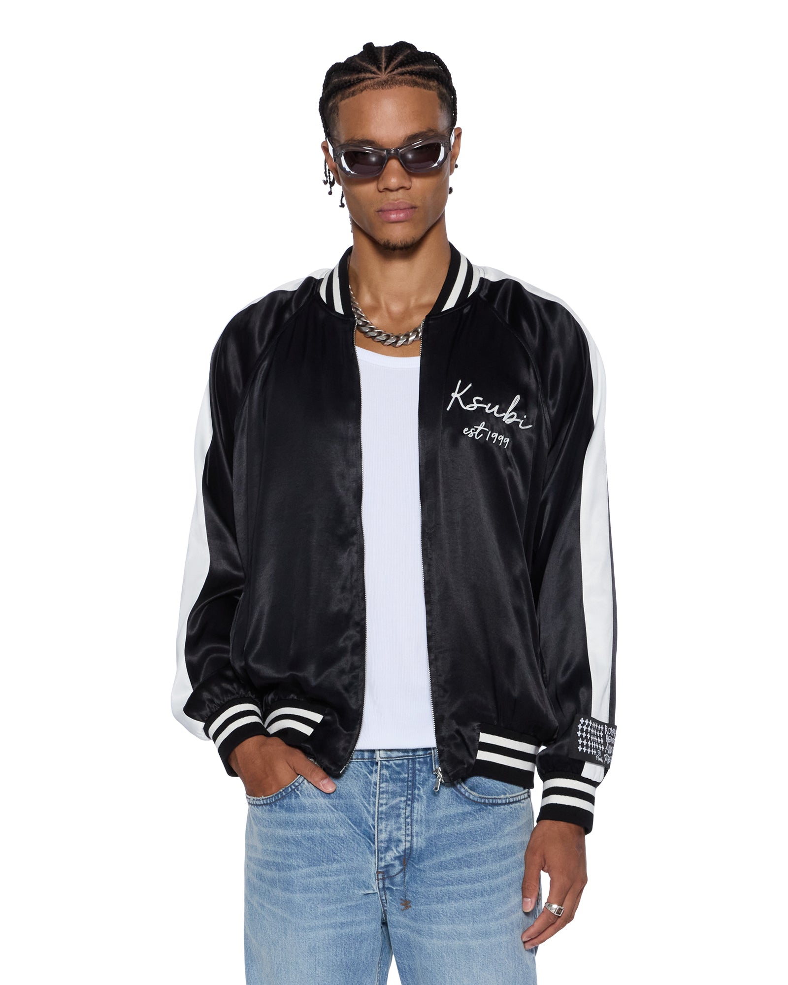 Mens Salud Souvenir Jacket Black Jackets - Image 2