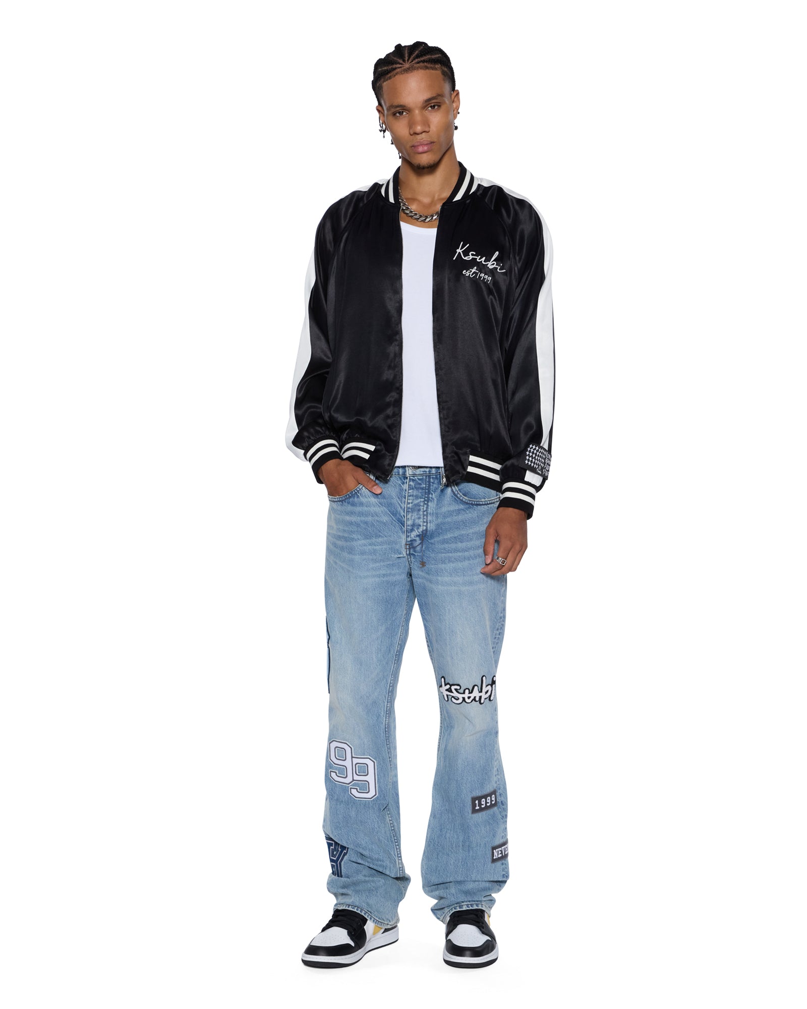 Mens Salud Souvenir Jacket Black Jackets - Image 4