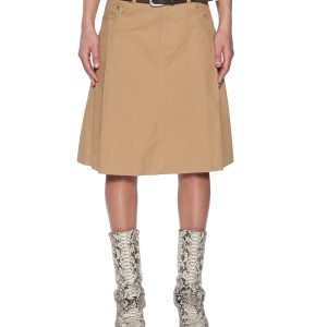 Womens Trinity Kilt Tan Skirts