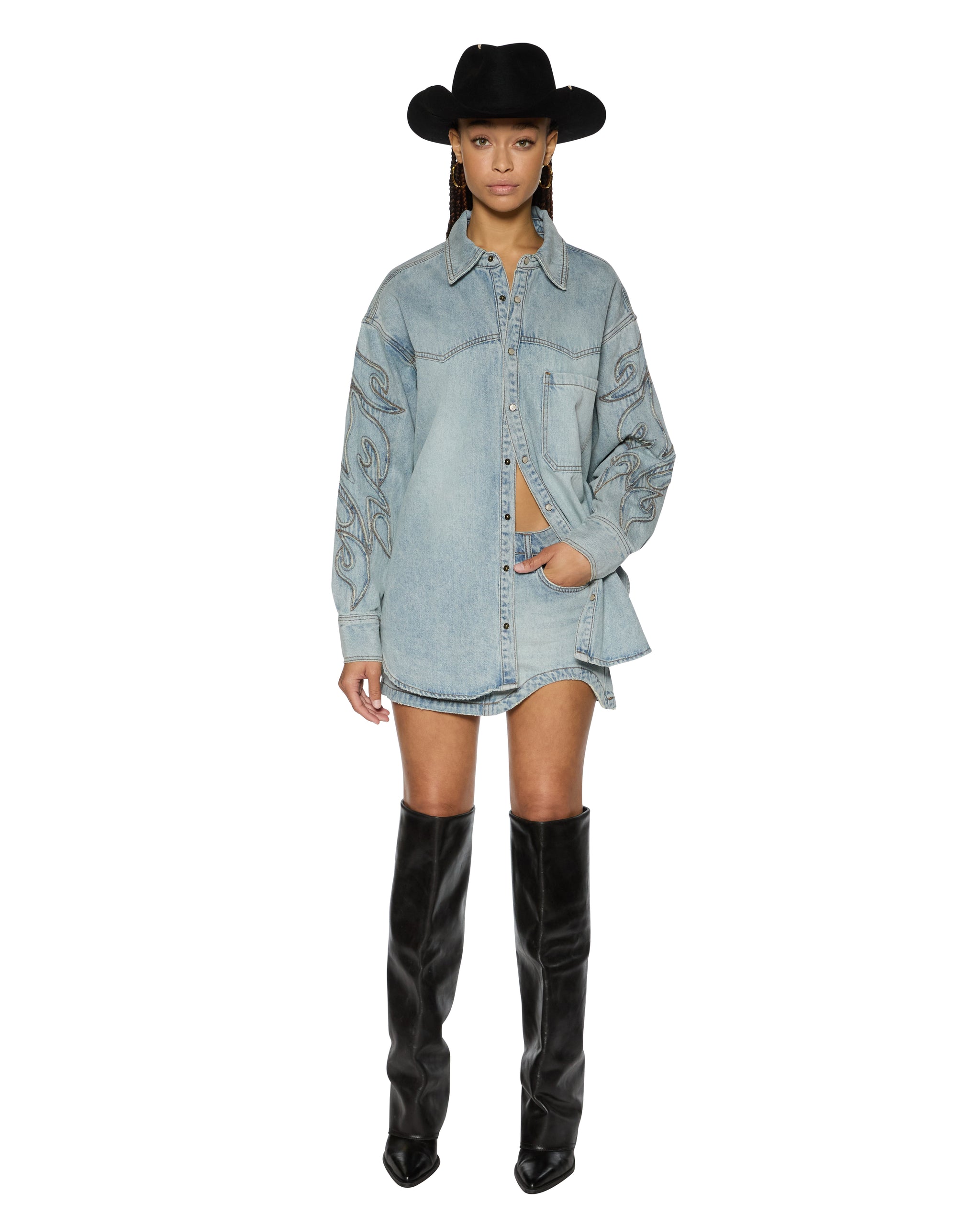 Womens Frontier Ls Shirt Paragon Patch Shirts - Image 2