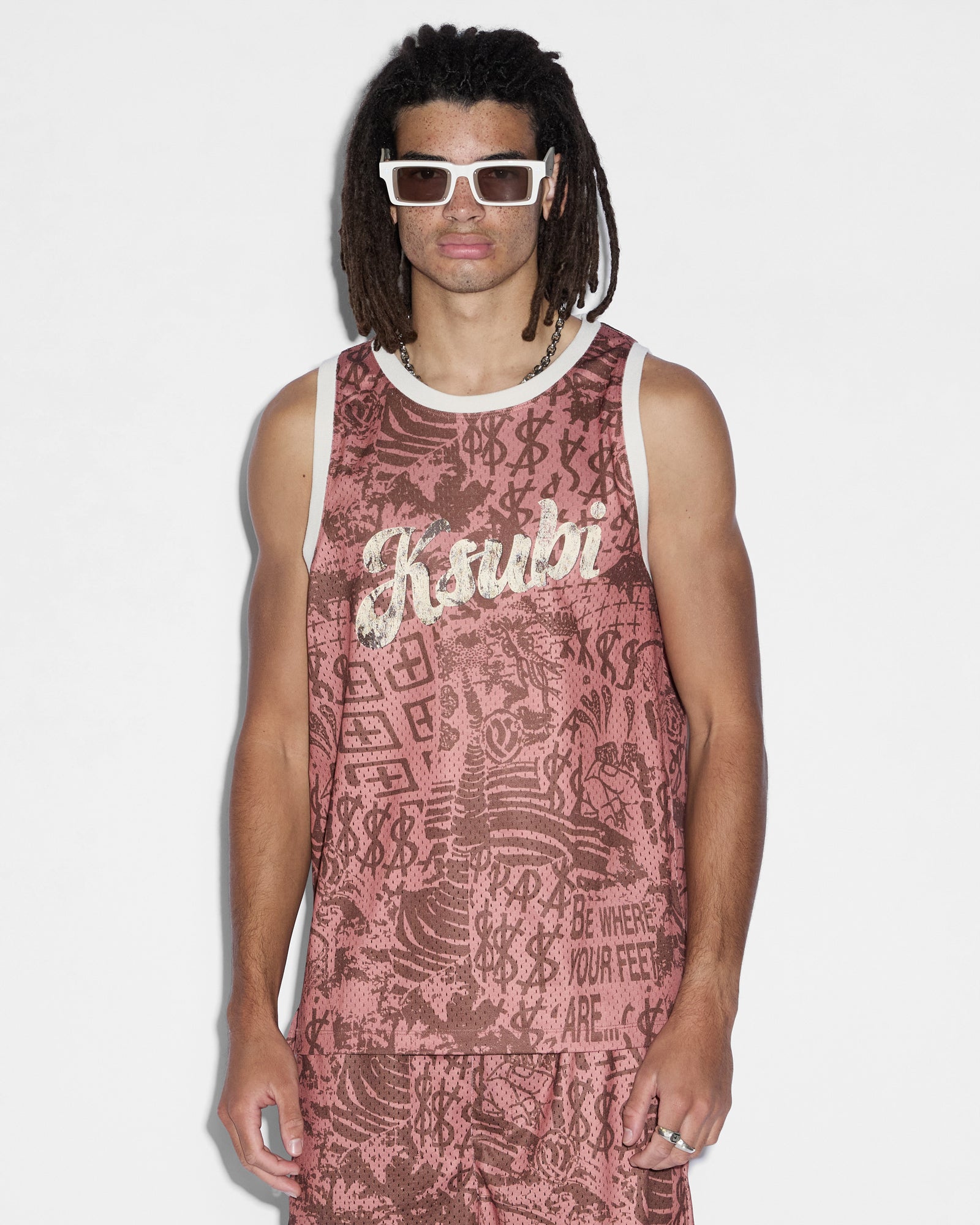 Mills Ikon Basketball Jersey - Multi Print