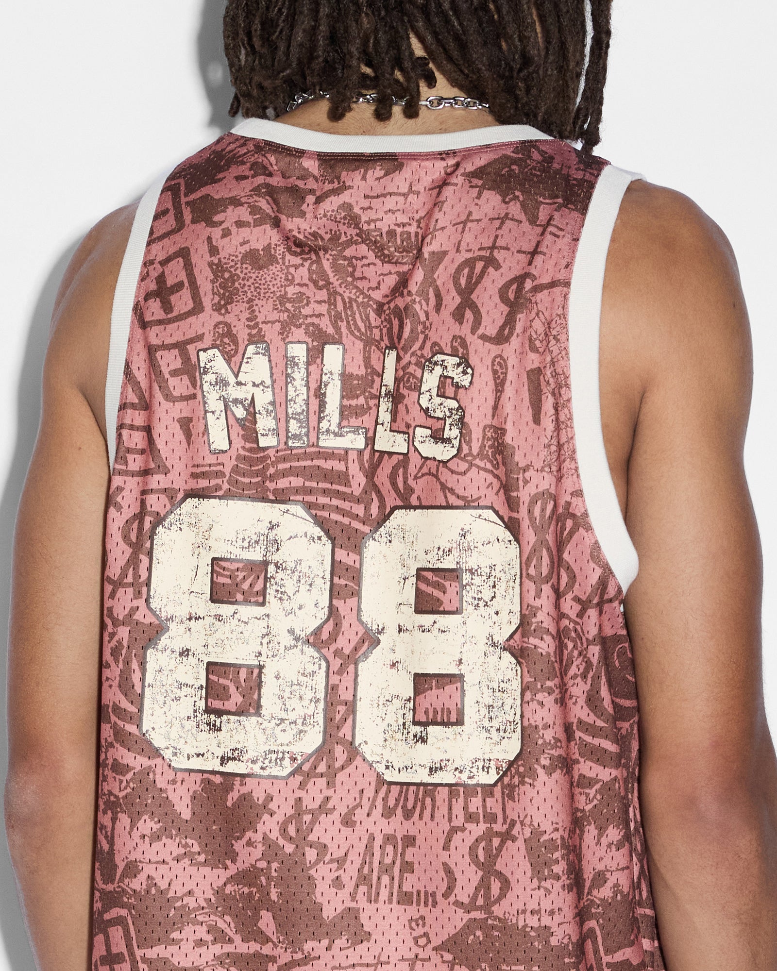 Mills Ikon Basketball Jersey - Multi Print - Image 3