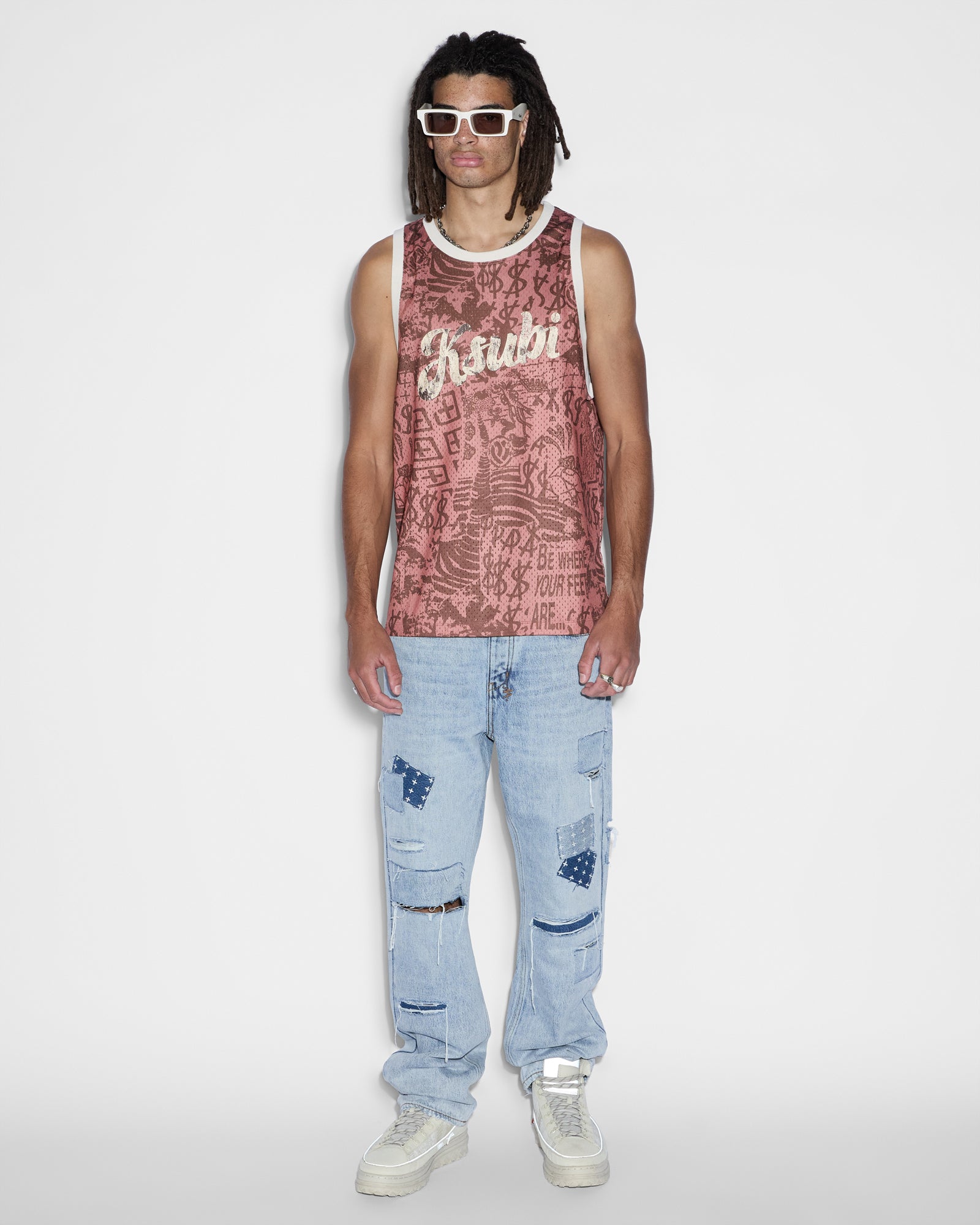 Mills Ikon Basketball Jersey - Multi Print - Image 4