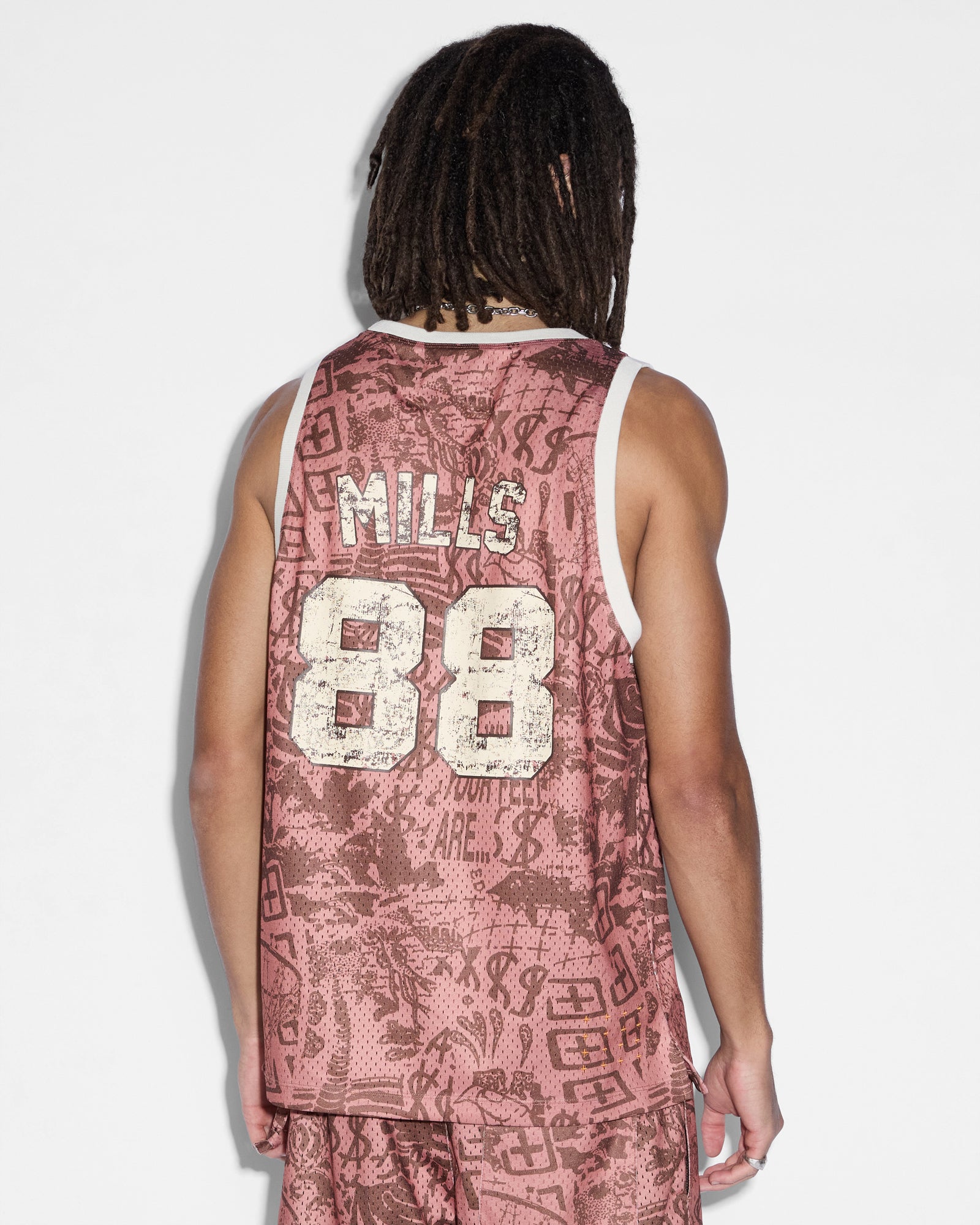 Mills Ikon Basketball Jersey - Multi Print - Image 5