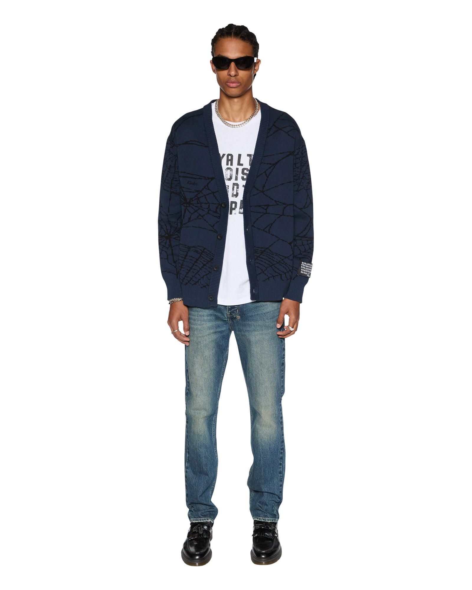 Lies Knit Gasoline Cardigan - Image 6