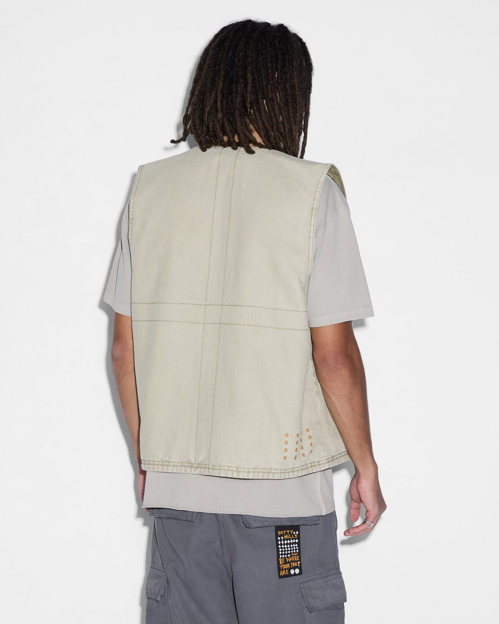 Battler Padded Vest - Khaki - Image 6