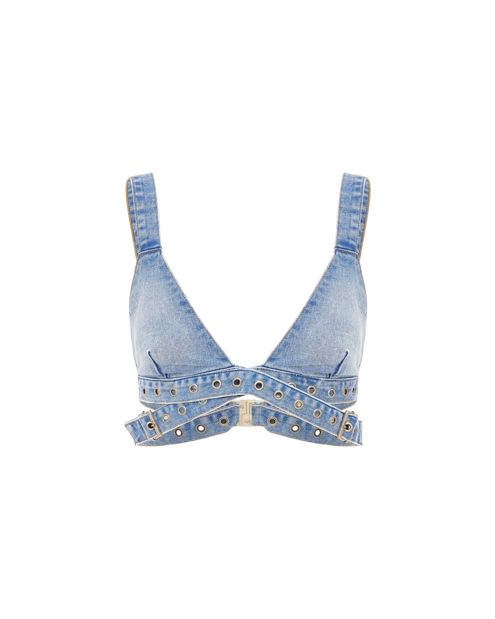 Crossover Chroma Denim Bralette - Image 5