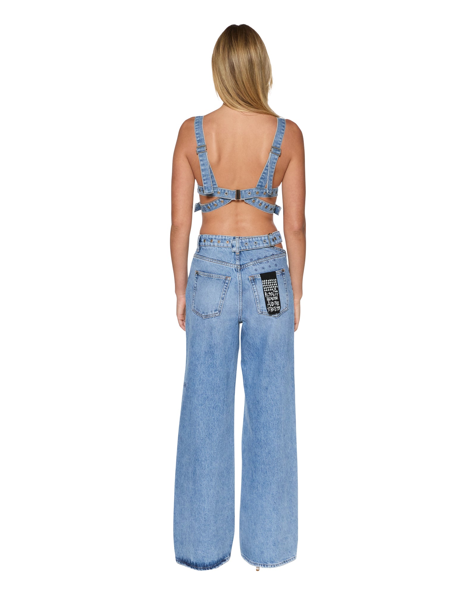 Crossover Chroma Denim Bralette - Image 7