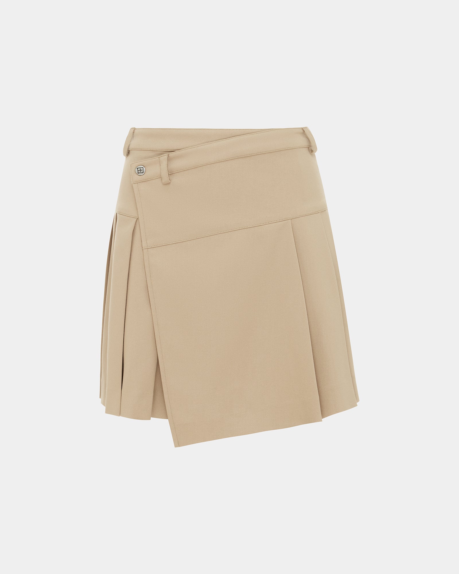 Buy Revolver Skirt Tan | Tailored Wrap Skirt | KSUBI - Image 5