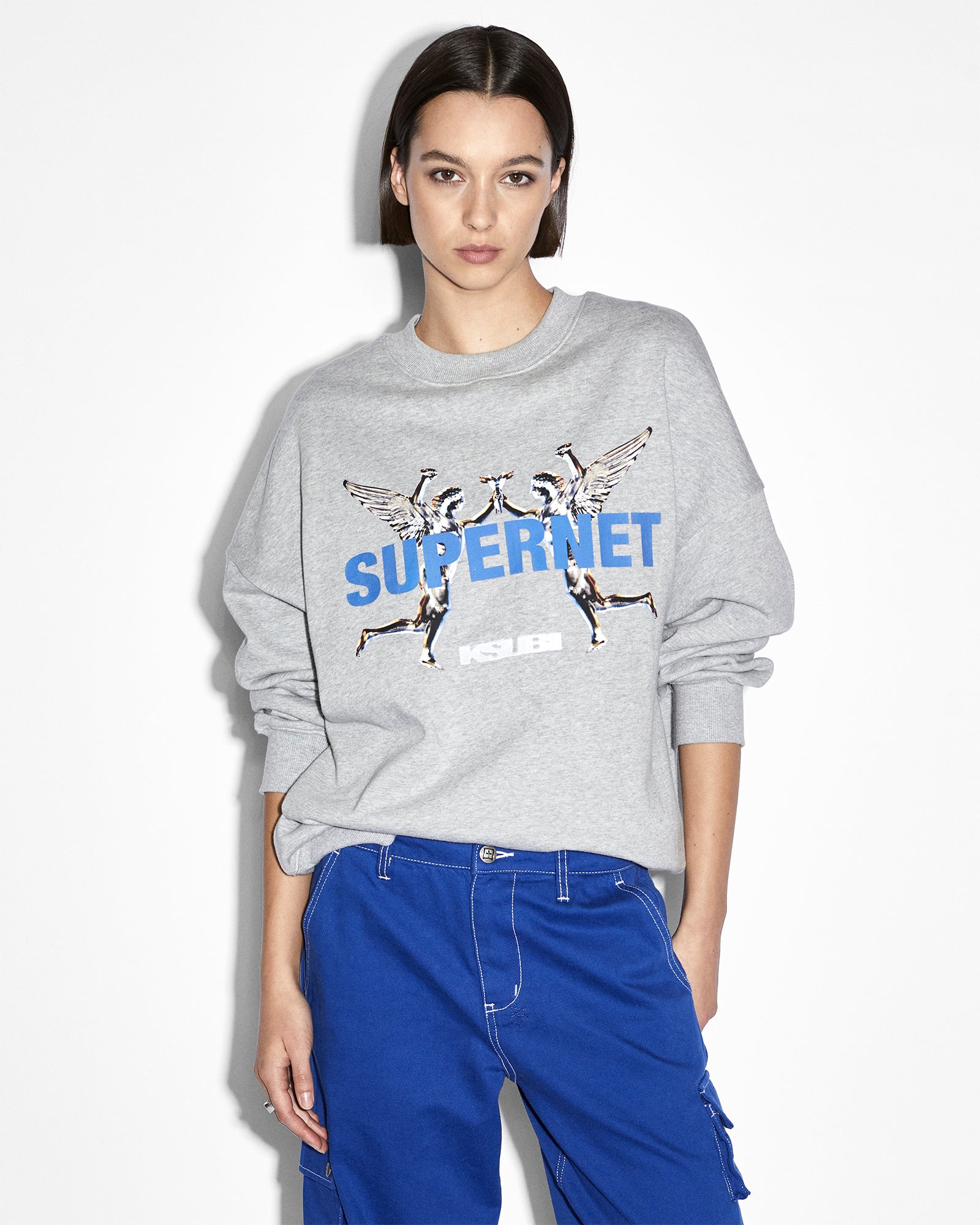 Buy Supernet Oh G Crew Grey Marle | KSUBI