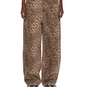 Womens Ksuper Leo Baggy Denim Jeans