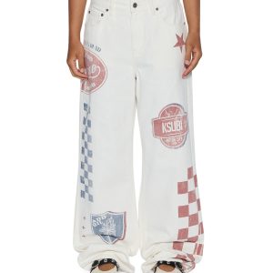 Womens Low Rider Pitt Lane Relaxed Denim Jeans