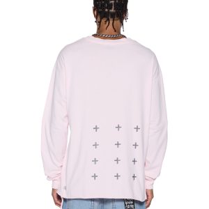 Mens Allday Biggie Ls Tee Ice Quartz Tees