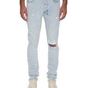 Mens Van Winkle Frost Blue Arch Skinny Denim Jeans