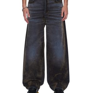 Mens Maxx Blur Ink Baggy Denim Jeans