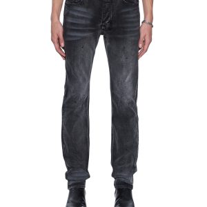Mens Chitch Carbon Black Slim Denim Jeans